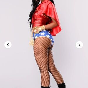 Fashion Nova Red and Blue Star Costume